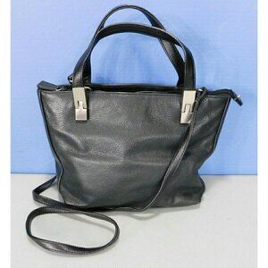 STUDIO WORKS BLACK SATCHEL, SHOULDER BAG, HANDBAG, PURSE